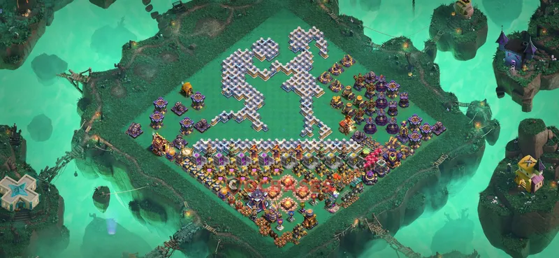 Town Hall 15 Base -progress base – Layout id: ducrr base layout
