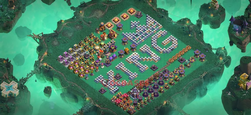 Town Hall 15 Base -progress base – Layout id: 8fjzg base layout