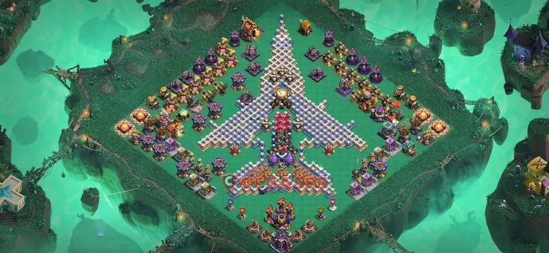 Town Hall 15 Base -progress base – Layout id: cmiuk base layout