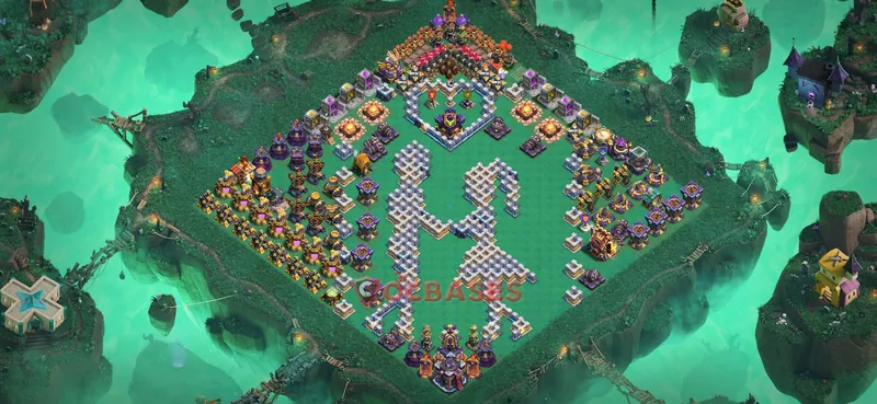 Town Hall 15 Base -progress base – Layout id: w1fm2 base layout