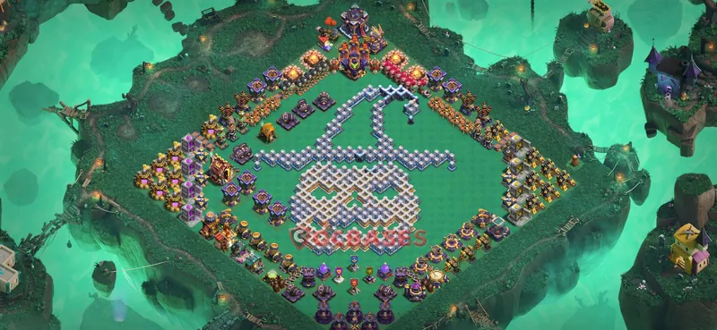 Town Hall 15 Base -progress base – Layout id: 0jgtk base layout