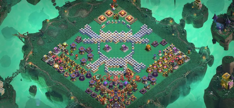 Town Hall 15 Base -progress base – Layout id: t06bf base layout