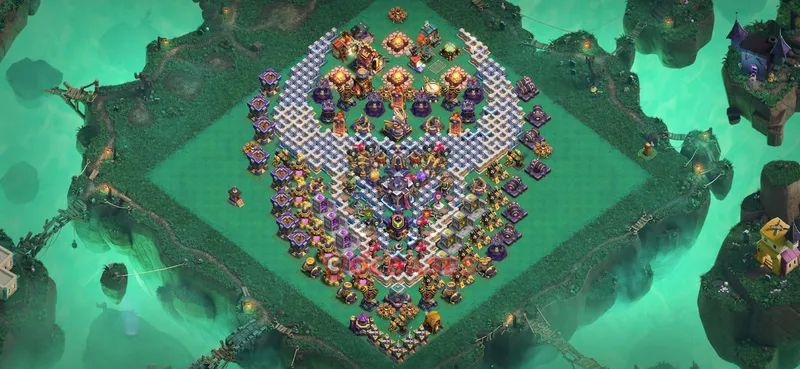 Town Hall 15 Base -progress base – Layout id: ez8f6 base layout