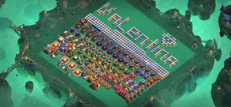 Town Hall 15 Base -progress base – Layout id: uiqx7 base layout