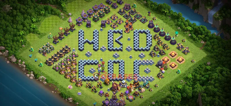 Town Hall 15 Base -progress base – Layout id: mbllh base layout, image 1