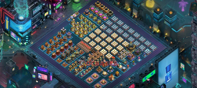 Town Hall 17 Base -progress base – Layout id: g5psb base layout