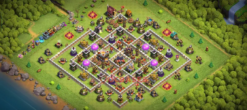 Town Hall 11 Base -trophy – Layout id: jdbet base layout