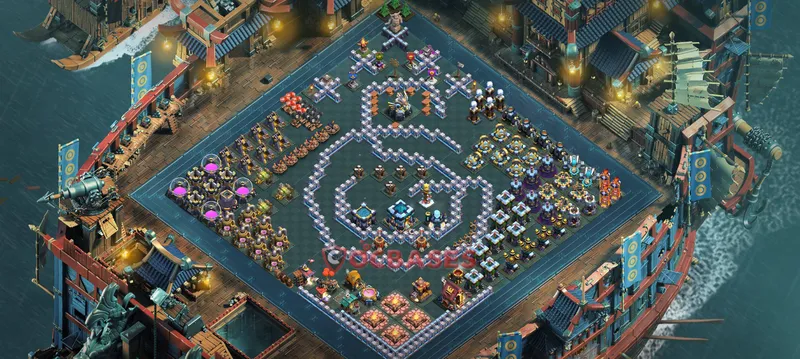 Town Hall 13 Base -fun – Layout id: vneo4 base layout, image 1