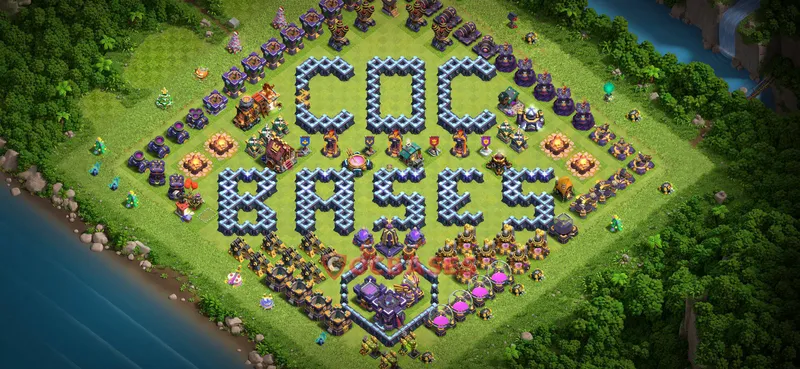 Town Hall 15 Base -progress base – Layout id: 0bdn4 base layout, image 2