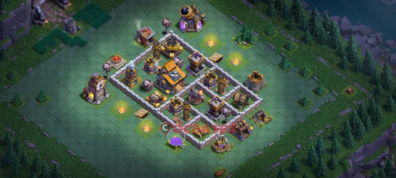 Builder Hall 10 Base -trophy – Layout id: gae2n base layout, image 2