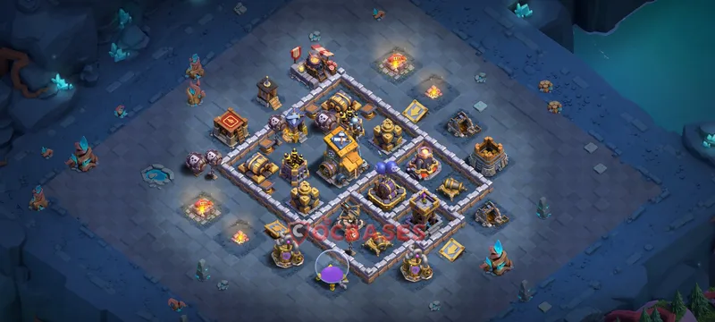 Builder Hall 10 Base -trophy – Layout id: gae2n base layout, image 1