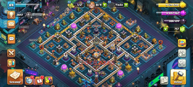 Town Hall 11 Base -cwl – Layout id: 6uxs7 base layout