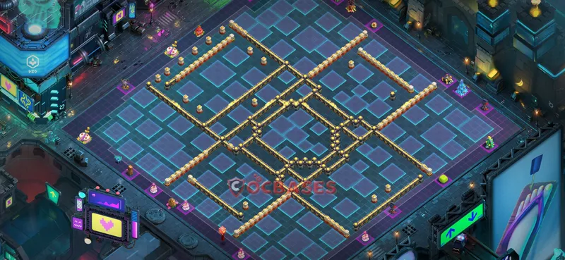 Town Hall 17 Base -hybrid – Layout id: ashvz base layout, image 1