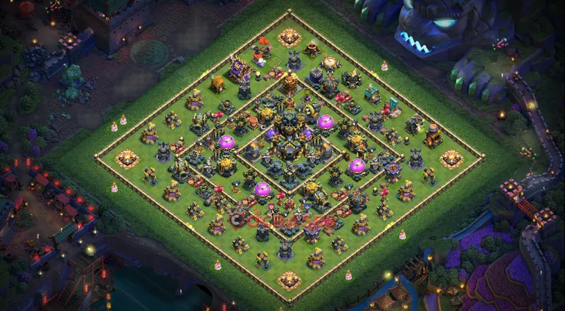 Town Hall 17 Base -farming – Layout id: zd93c base layout