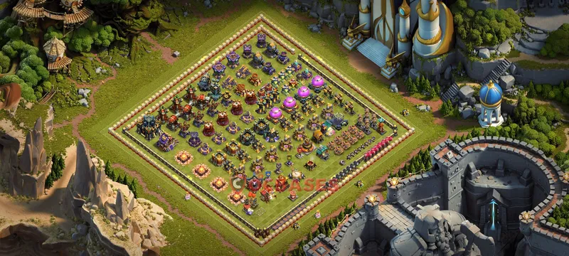 Town Hall 17 Base -progress base – Layout id: n3ocg base layout, image 2
