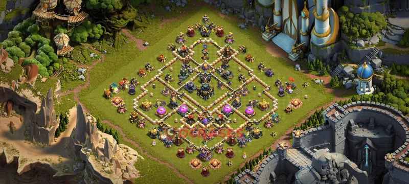 Town Hall 17 Base -trophy – Layout id: ud1o9 base layout, image 1