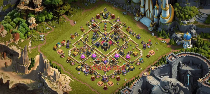Town Hall 17 Base -trophy – Layout id: ud1o9 base layout, image 2