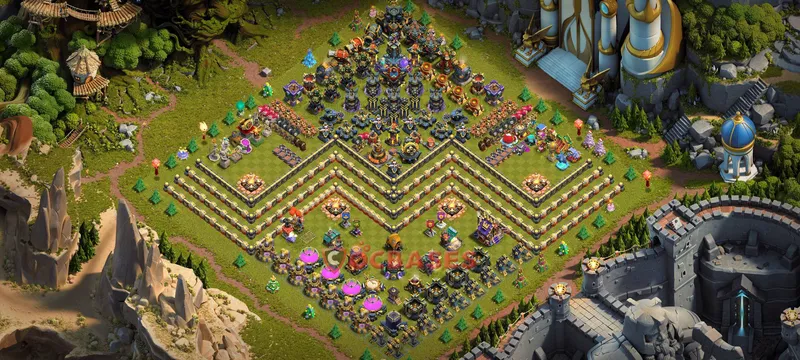 Town Hall 17 Base -fun – Layout id: jbsu5 base layout