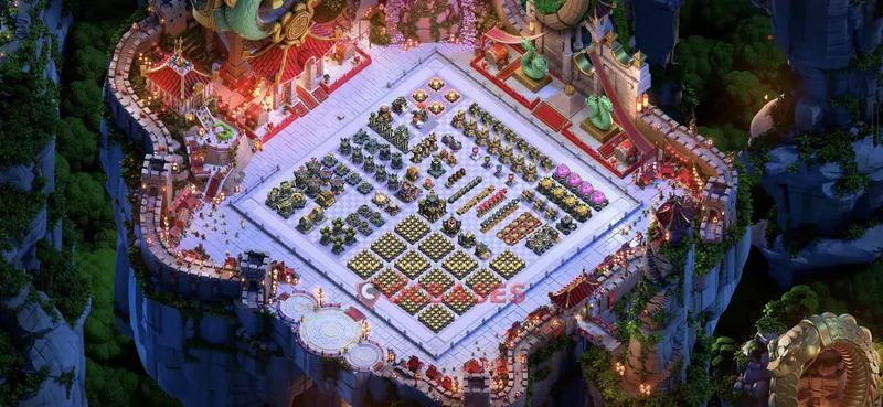 Town Hall 17 Base -progress base – Layout id: fj18n base layout