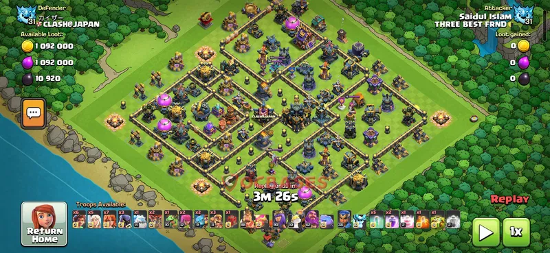 Town Hall 17 Base -cwl – Layout id: jdyzz base layout