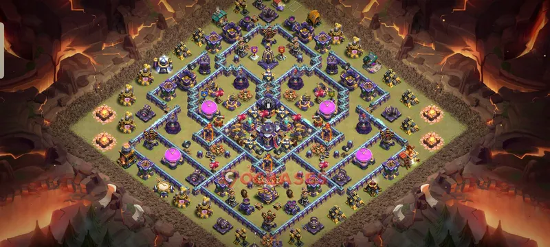 Town Hall 15 Base -war – Layout id: bxo3v base layout