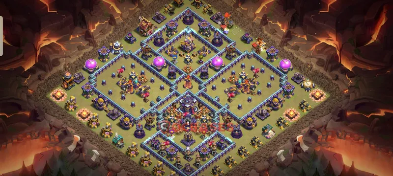 Town Hall 15 Base -war – Layout id: yqvta base layout
