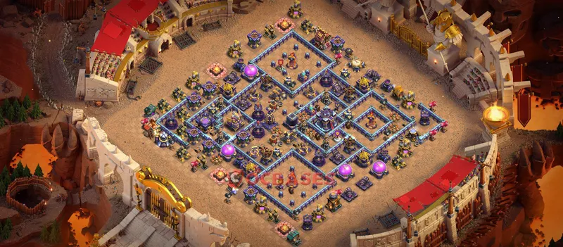 Town Hall 15 Base -war – Layout id: qpk8p base layout