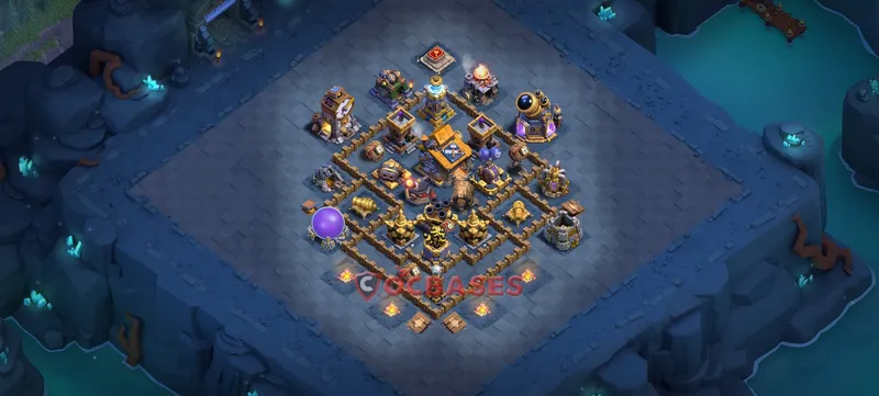 Builder Hall 10 Base -trophy – Layout id: mwhg6 base layout, image 2