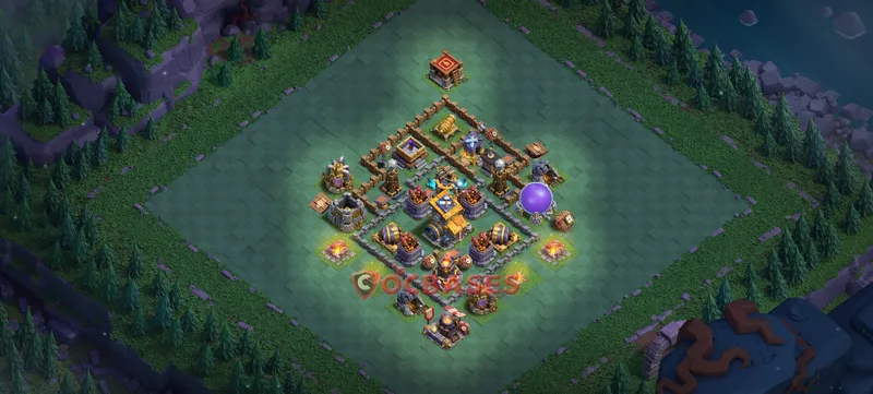 Builder Hall 10 Base -trophy – Layout id: mwhg6 base layout, image 1