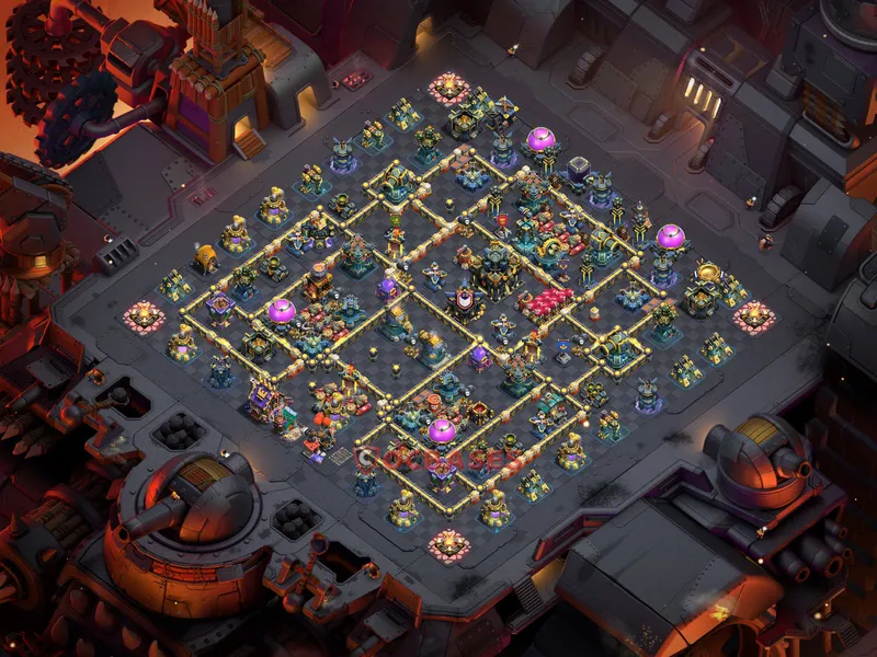 Town Hall 17 Base -war – Layout id: 9635c base layout