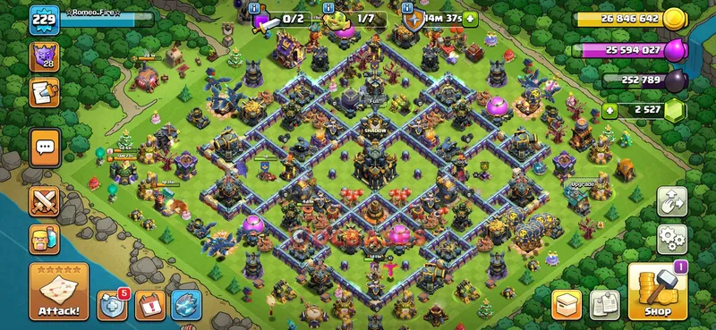 Town Hall 17 Base -war – Layout id: jh7fq base layout
