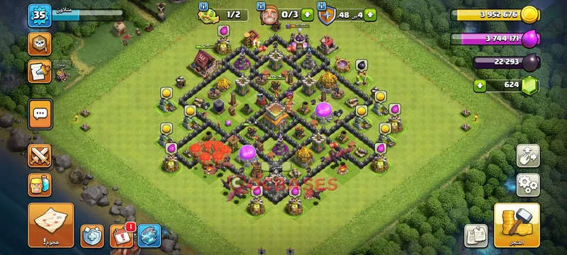 Town Hall 8 Base -farming – Layout id: 8y2i0 base layout