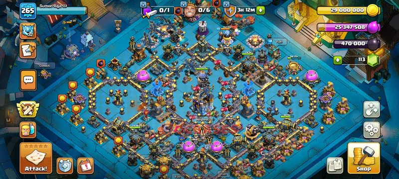 Town Hall 18 Base -cwl – Layout id: 7f9sx base layout