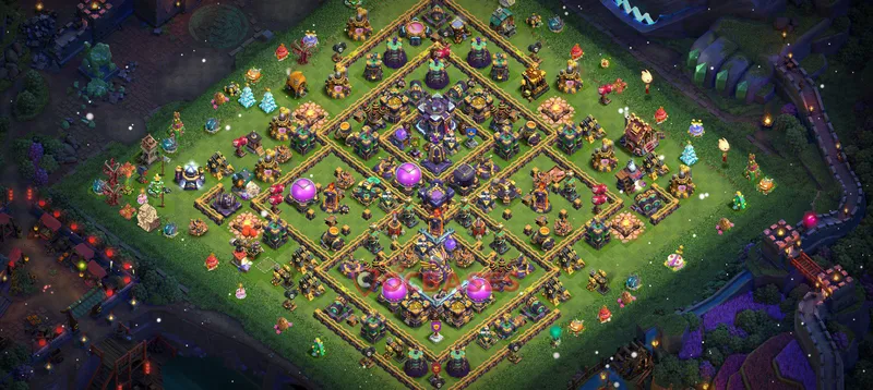Town Hall 15 Base -trophy – Layout id: stow9 base layout