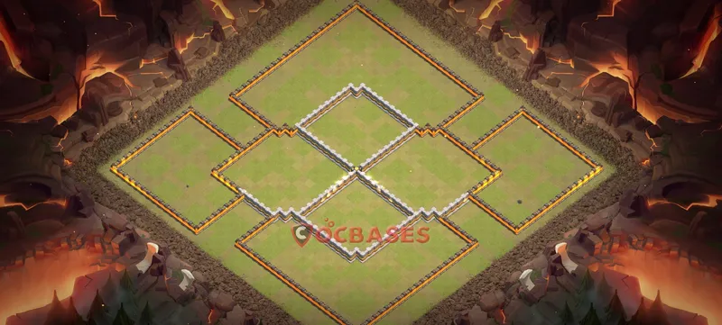 Town Hall 18 Base -war – Layout id: 280fk base layout, image 2