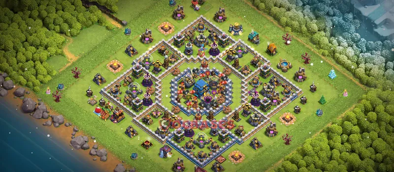 Town Hall 12 Base -farming – Layout id: 04zyp base layout