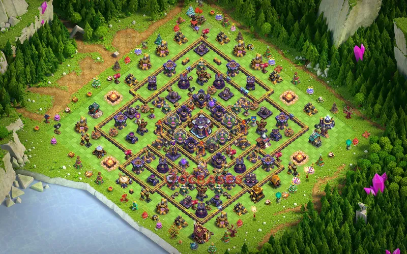 Town Hall 15 Base -farming – Layout id: 0z4lt base layout