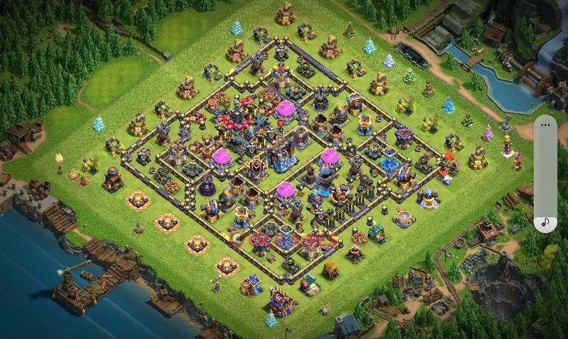 Town Hall 18 Base -farming – Layout id: d95so base layout