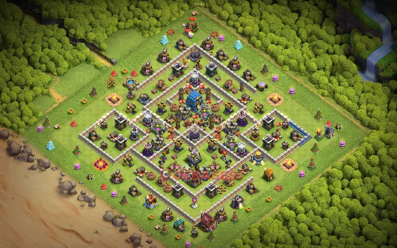 Town Hall 12 Base -farming – Layout id: 40tmi base layout