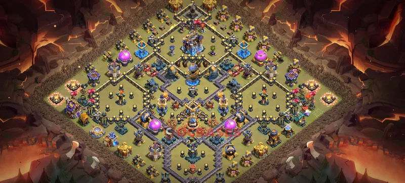 Town Hall 18 Base -cwl – Layout id: fy3kd base layout