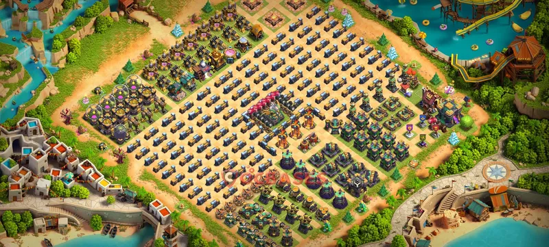 Town Hall 14 Base – Layout id: yind8 base layout