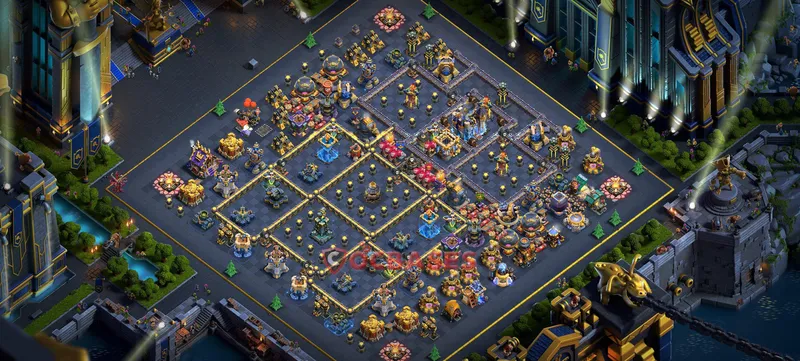 Town Hall 18 Base -cwl – Layout id: 4uc6e base layout