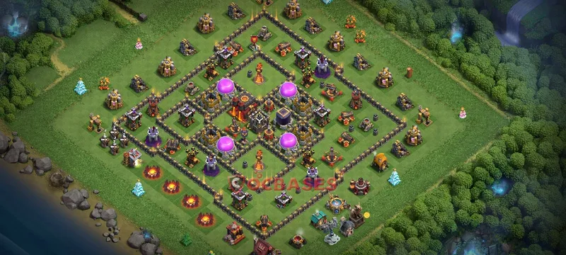 Town Hall 10 Base -fun – Layout id: rczv5 base layout