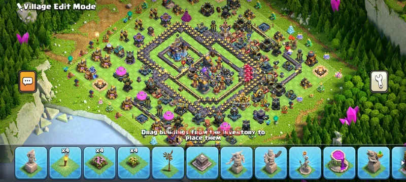 Town Hall 18 Base -trophy – Layout id: ibztb base layout