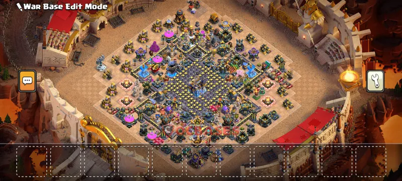 Town Hall 18 Base -war – Layout id: utby2 base layout