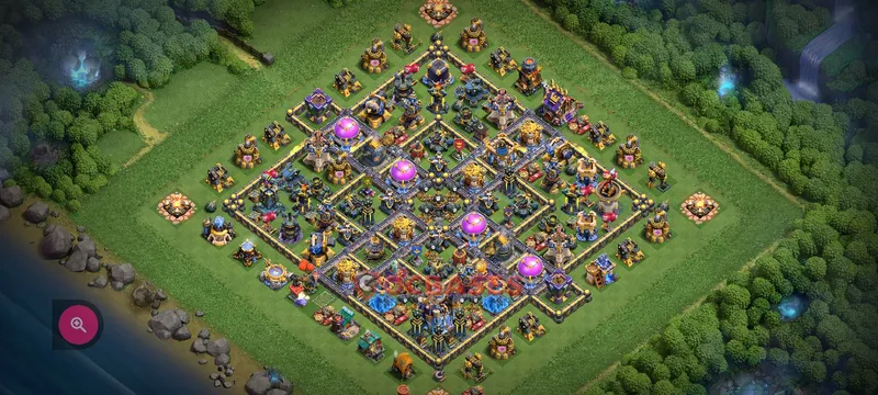 Town Hall 18 Base -trophy – Layout id: 3mn6f base layout