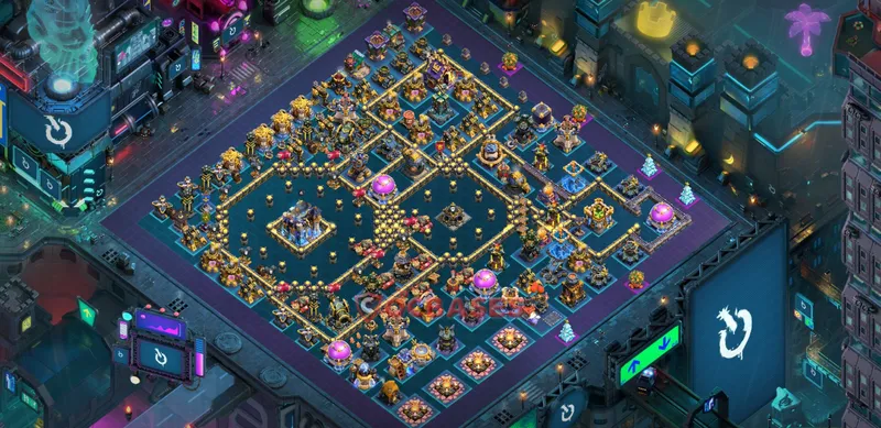 Town Hall 18 Base -war – Layout id: 9jc47 base layout