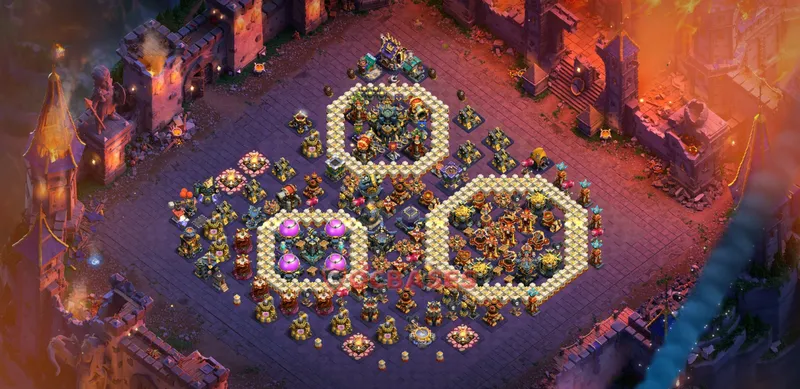 Town Hall 17 Base -war – Layout id: f9fhv base layout