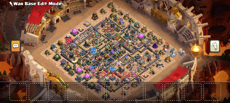Town Hall 18 Base -cwl – Layout id: db0k4 base layout