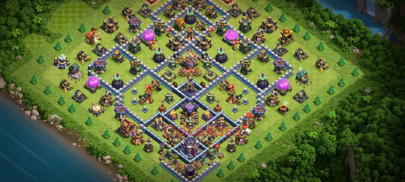 Town Hall 15 Base -war – Layout id: 0mvye base layout